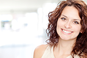 woman smiling white teeth