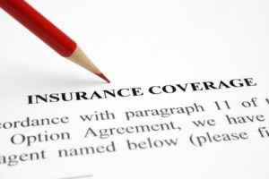 Insurance coverage form for dental implants.