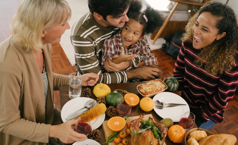 Family Thanksgiving dinner